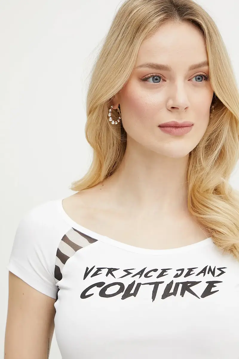 Versace Jeans Couture Jeans Donna Bianco 3242931 miniatura 4