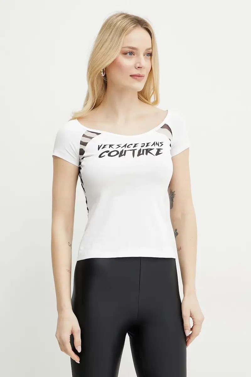 Versace Jeans Couture T-shirt Donna Bianco 3242931