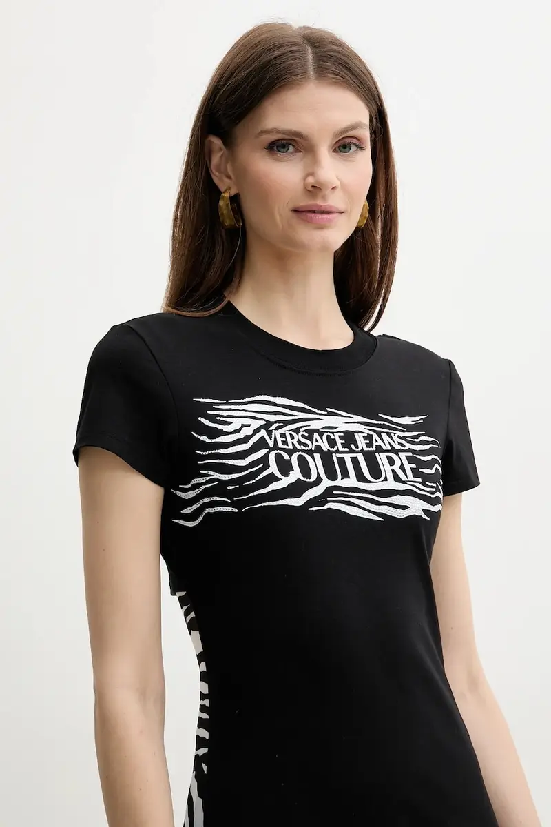 Versace Jeans Couture T-shirt Donna Nero 2231139