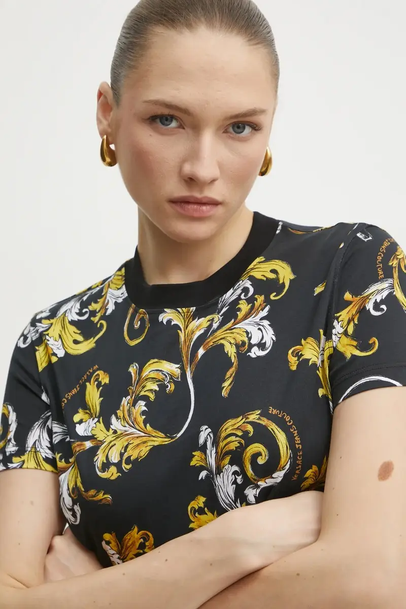 Versace Jeans Couture Jeans Donna Nero 3335509 miniatura 4