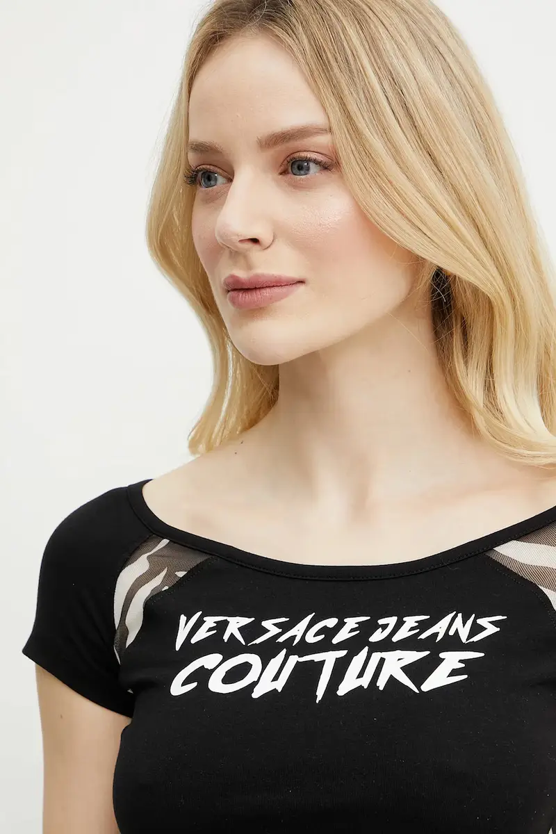 Versace Jeans Couture Jeans Donna Nero 3336292 miniatura 4