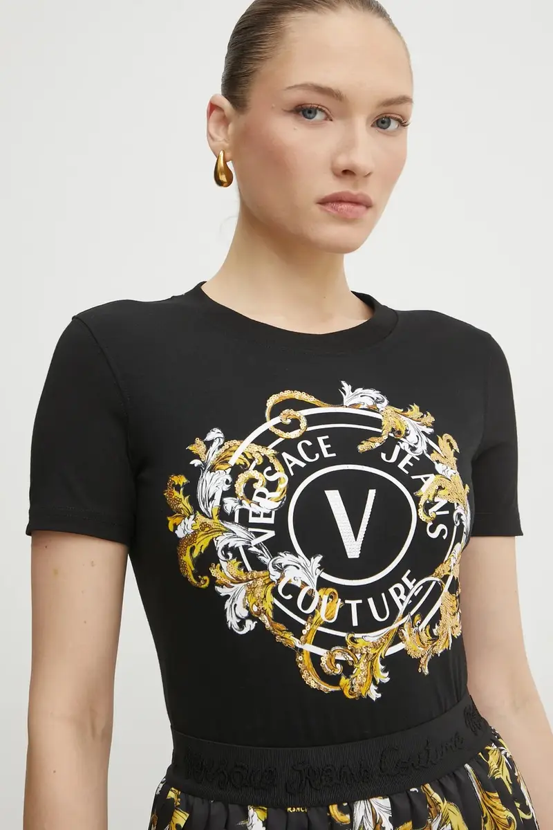 Versace Jeans Couture Jeans Donna Nero 3150765 miniatura 4