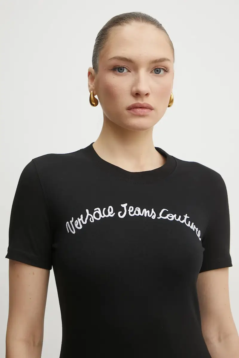 Versace Jeans Couture T-shirt Donna Nero 3335527