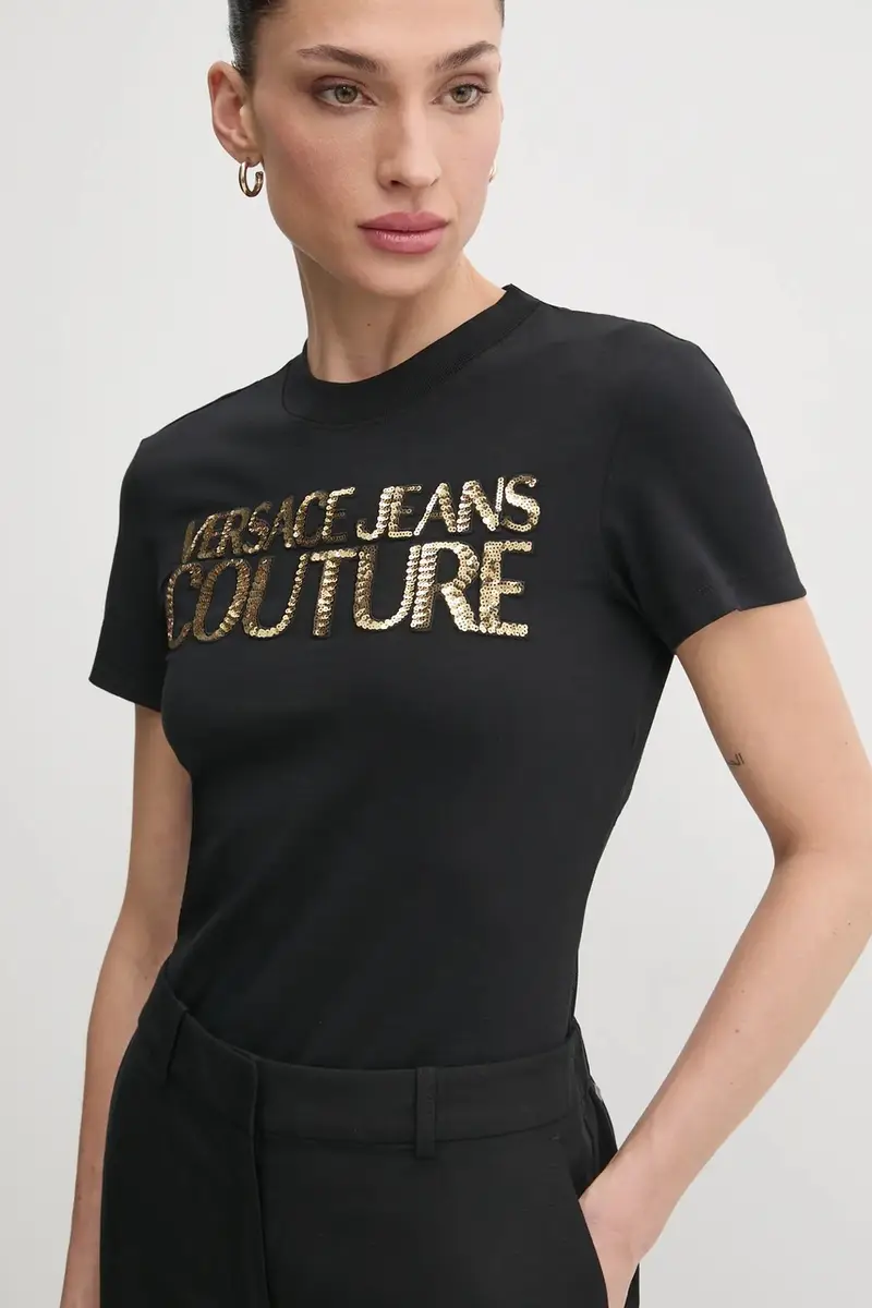 Versace Jeans Couture Jeans Donna Nero 3150951 miniatura 4