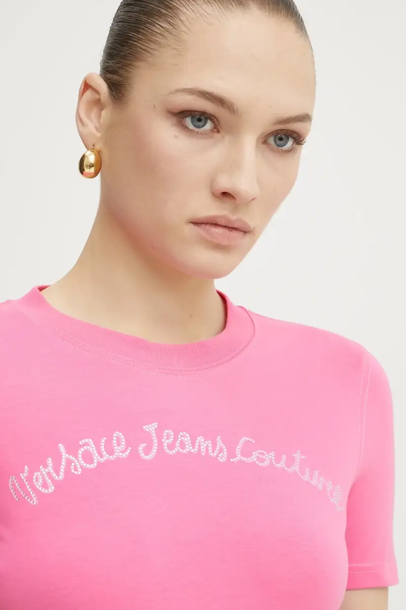 Versace Jeans Couture Jeans Donna Rosa 3338835 miniatura 4