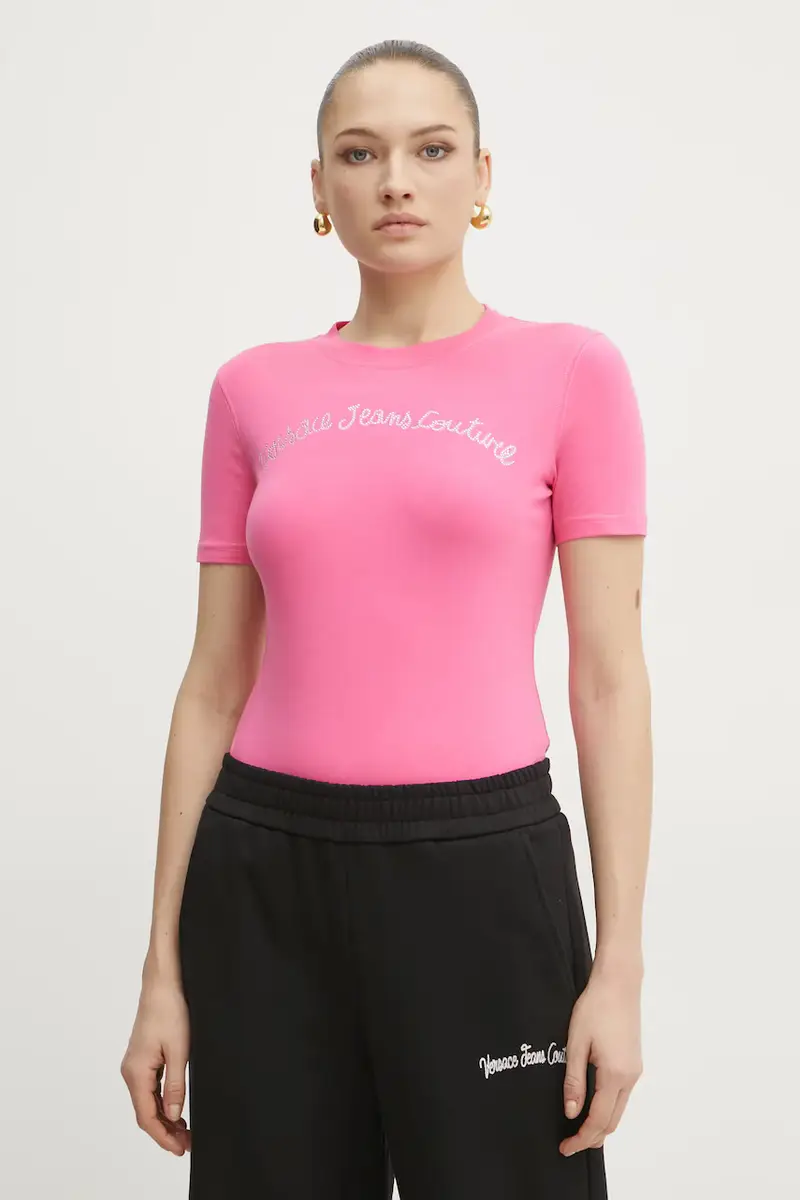 Versace Jeans Couture T-shirt Donna Rosa 3338835