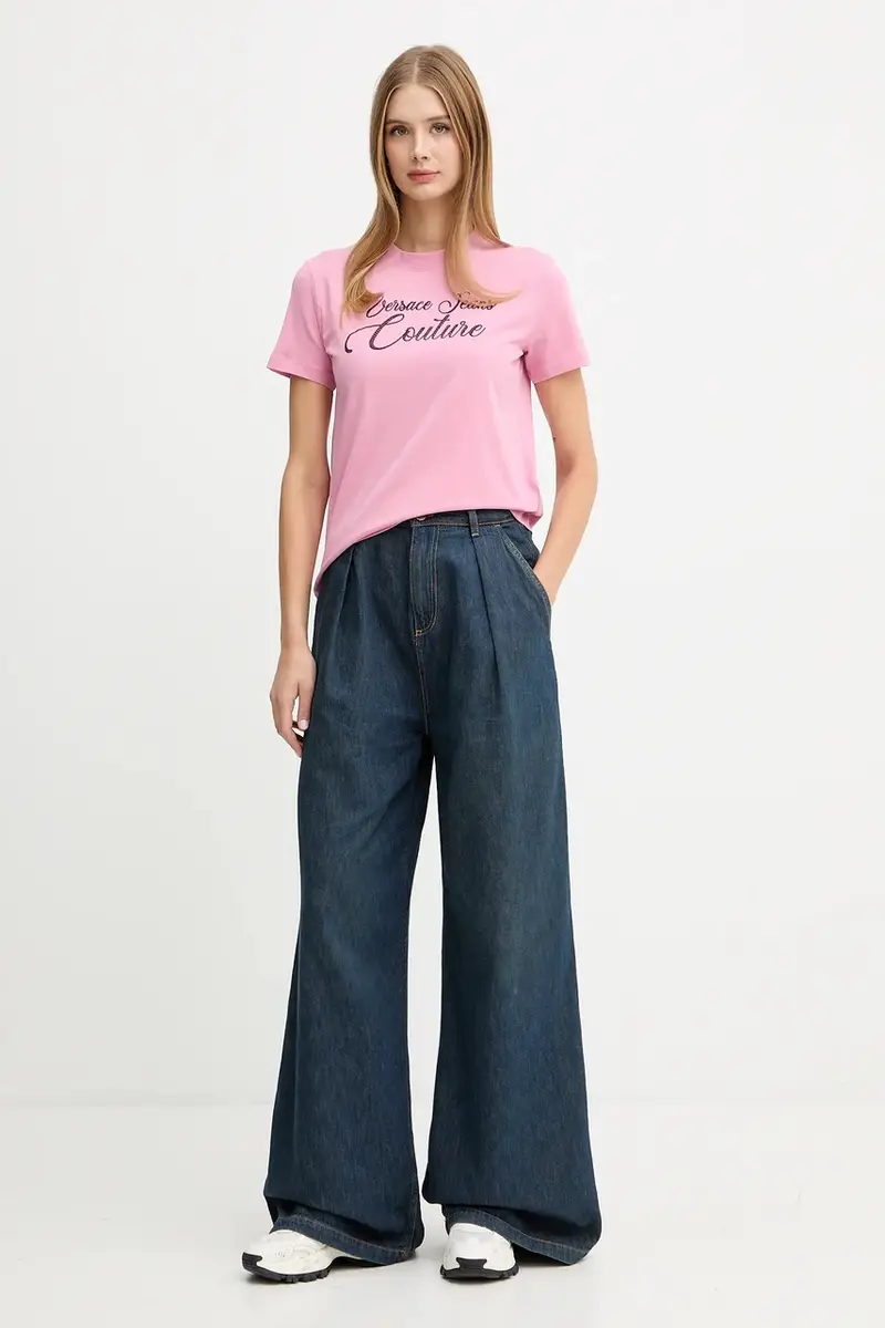 Versace Jeans Couture Jeans Donna Rosa 3276392 miniatura 2