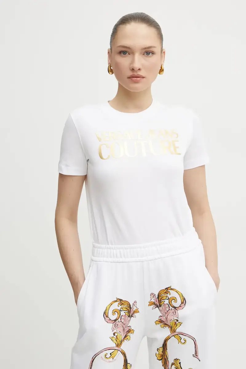 Versace Jeans Couture T-shirt Donna Bianco 3301007