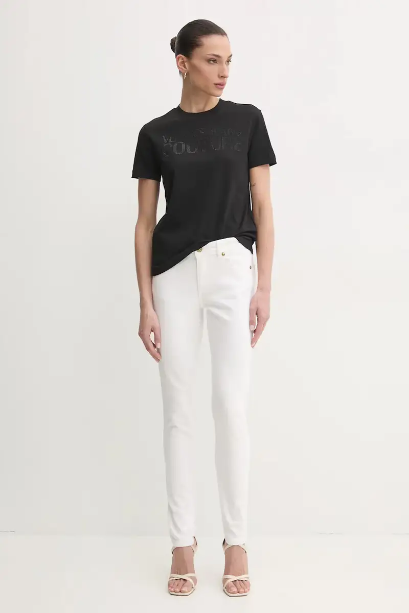 Versace Jeans Couture Jeans Donna Nero 3335714 miniatura 2