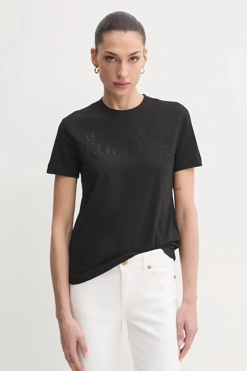 Versace Jeans Couture T-shirt Donna Nero 3335714