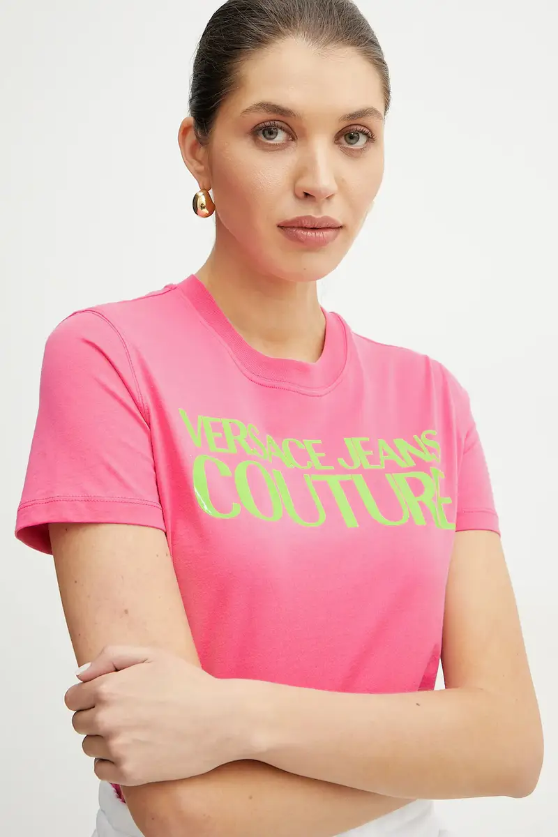 Versace Jeans Couture T-shirt Donna Rosa 3338897
