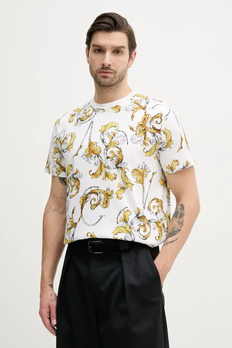 Versace Jeans Couture T-shirt Uomo Bianco 3577044