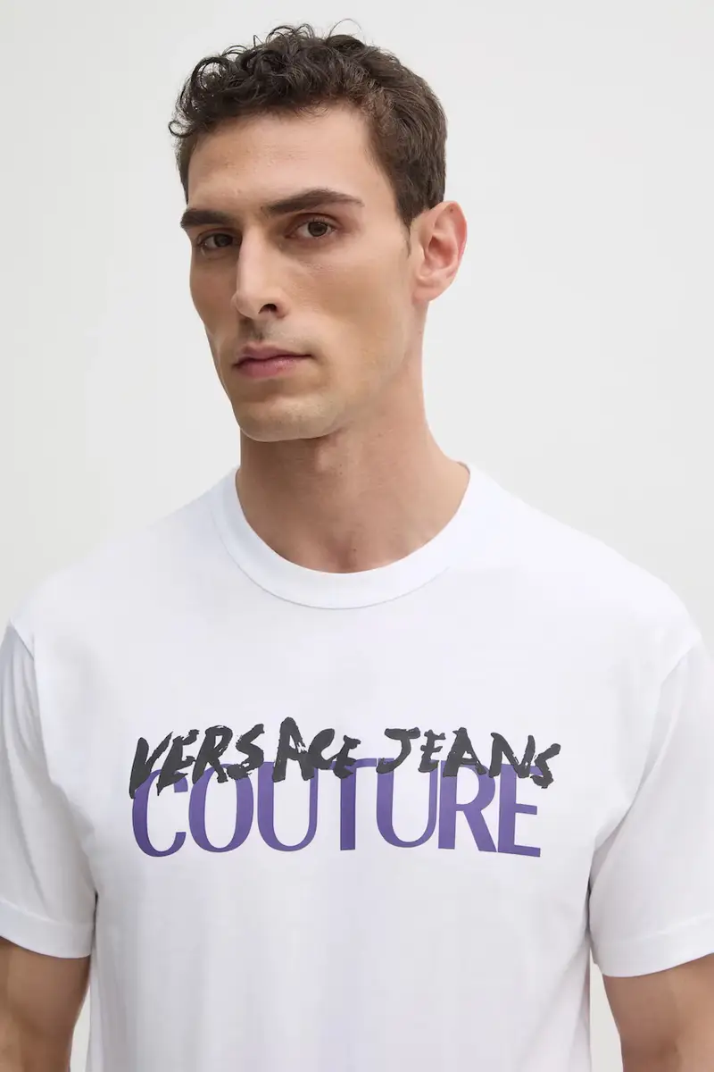 Versace Jeans Couture T-shirt Uomo Bianco 3300985