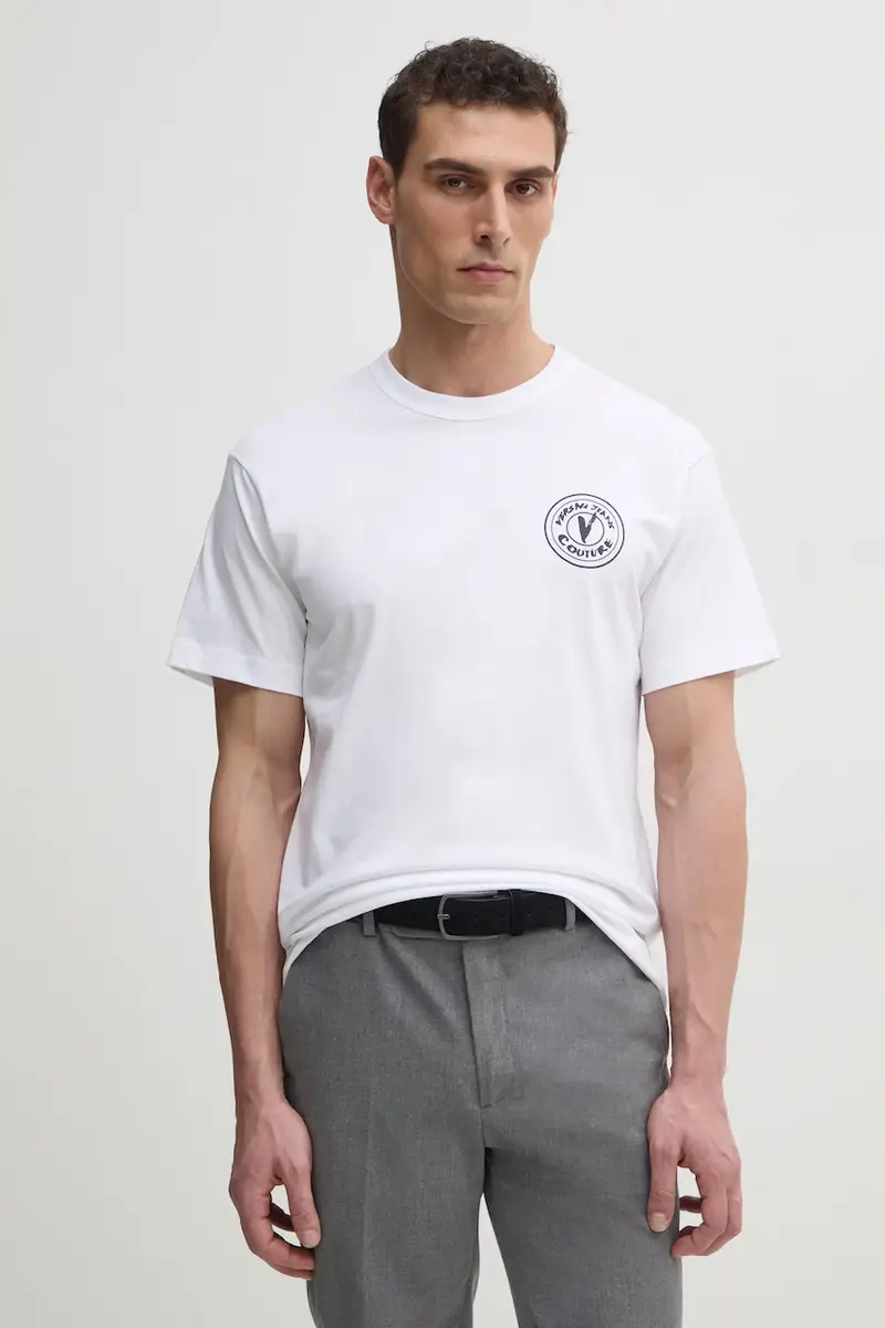 Versace Jeans Couture T-shirt Uomo Bianco 3300998