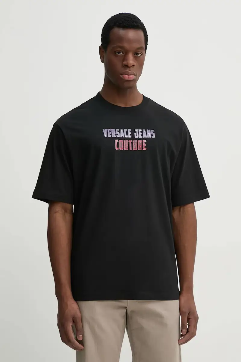 Versace Jeans Couture T-shirt Uomo Nero 3335647