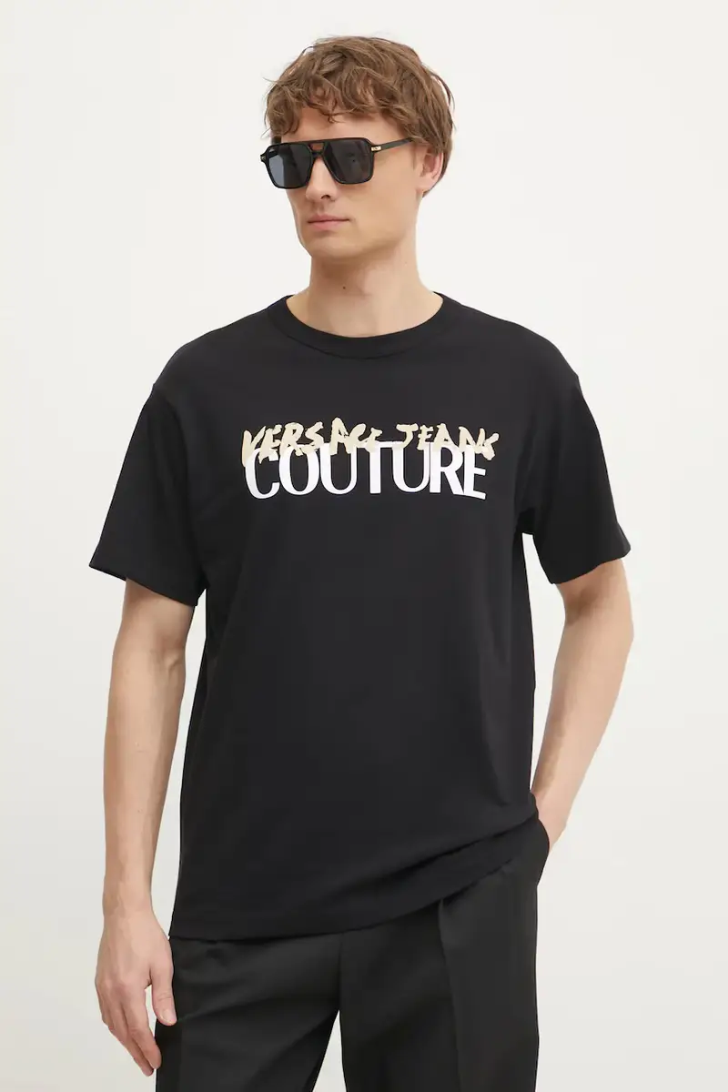 Versace Jeans Couture T-shirt Uomo Nero 3335447