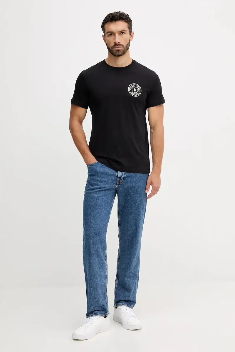 Versace Jeans Couture Jeans Uomo Nero 3152430 miniatura 2