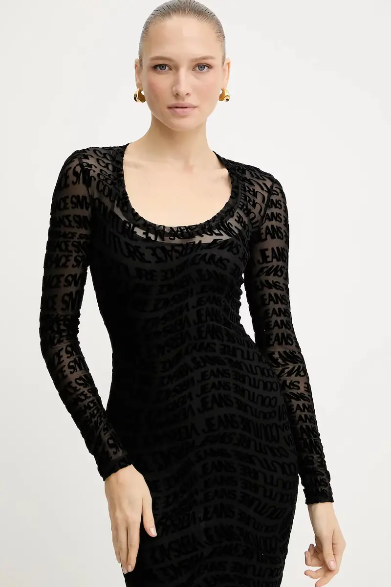 vestito colore nero 79HAO920 JS490 miniatura 4