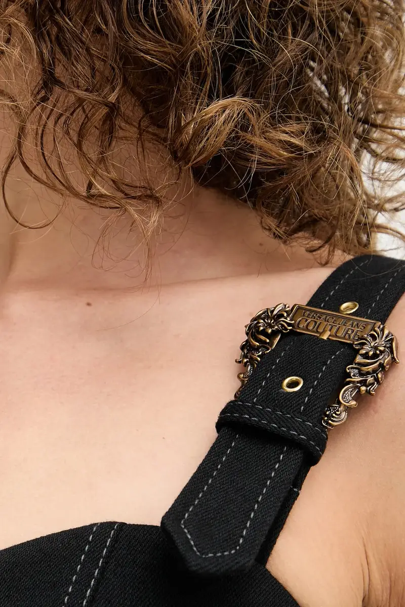 vestito colore nero 79HAO94M DT037 miniatura 5