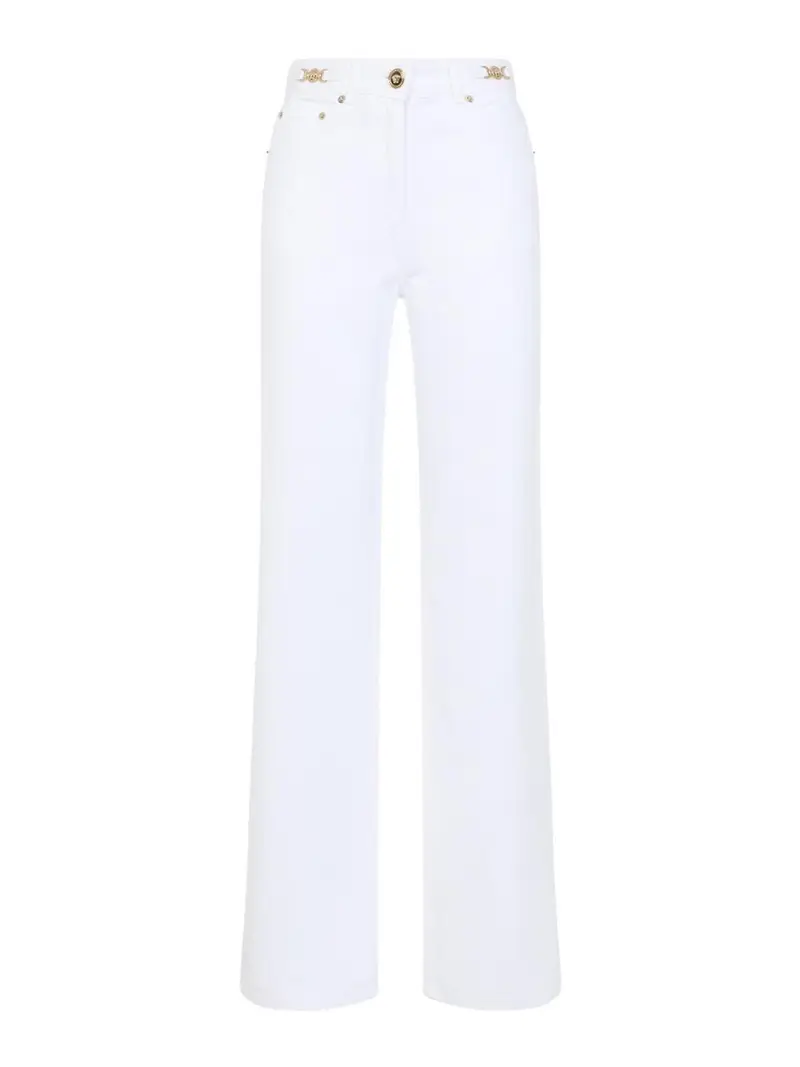 Jeans in cotone Bianco