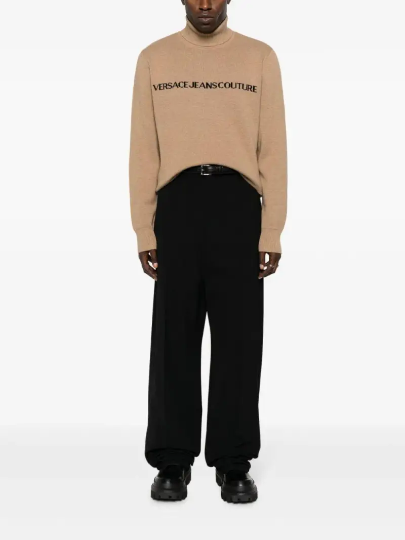 Maglione Uomo Cammello Cotone miniatura 2