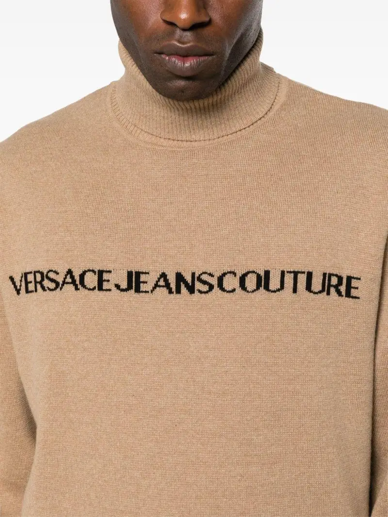 Maglione Uomo Cammello Cotone miniatura 3