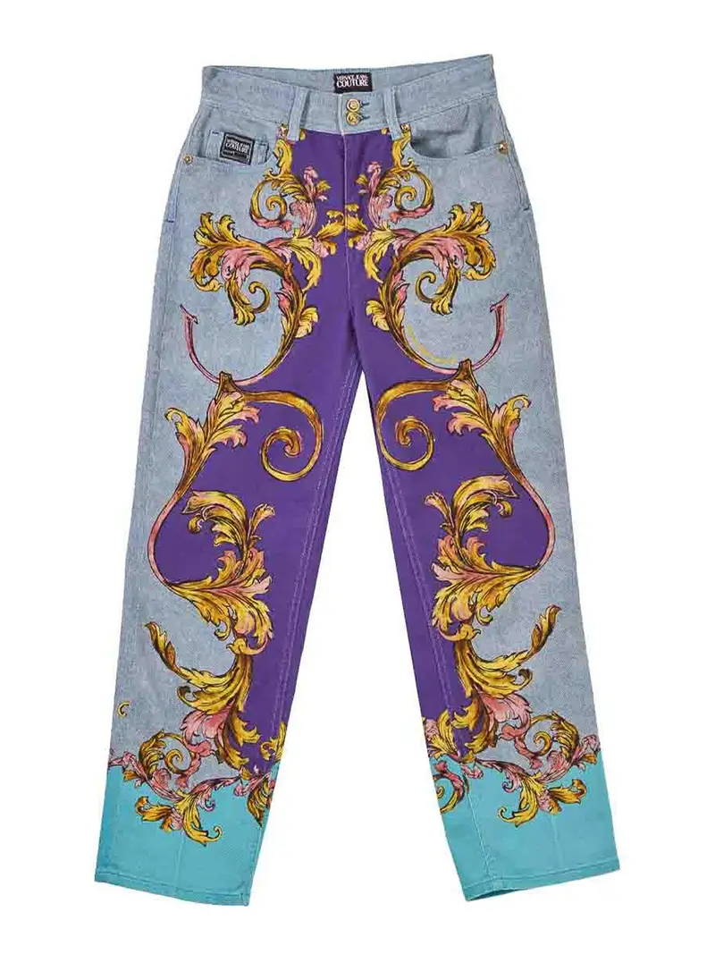Nina posti pantaloni barocchi Multicolore