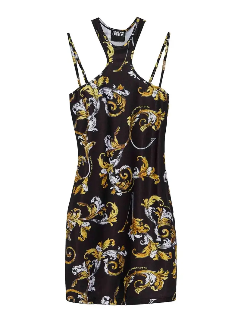 Vestito a barocco Nero