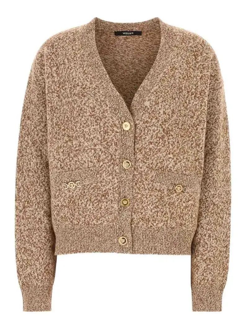 Versace Cardigan Marrone 3302327