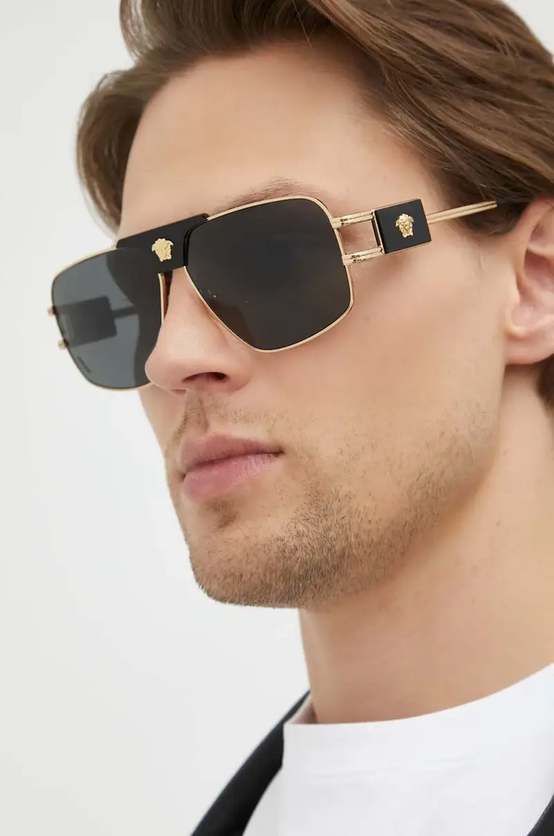 Versace Occhiali da sole Uomo Oro 3276199