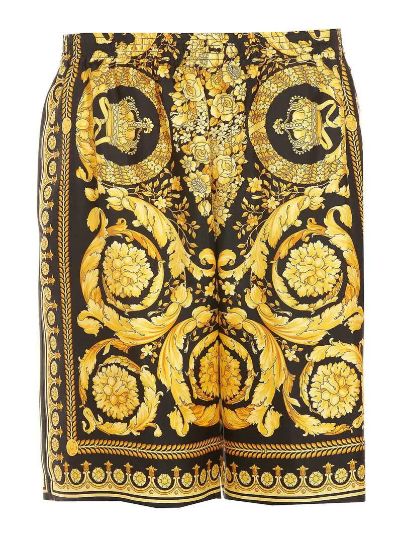 Pantaloncini in seta Oro