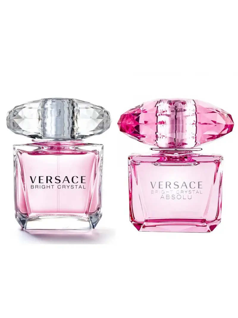 Set Versace Bright Crystal Absolu Eau De Parfum da donna 30 ml + Bright Crystal Eau De Toilette da donna 30 ml