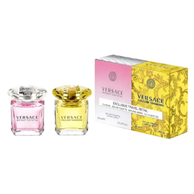 Set Versace Bright Crystal Eau De Toilette per donna 30 ml + Yellow Diamond Eau De Toilette per donna 30 ml