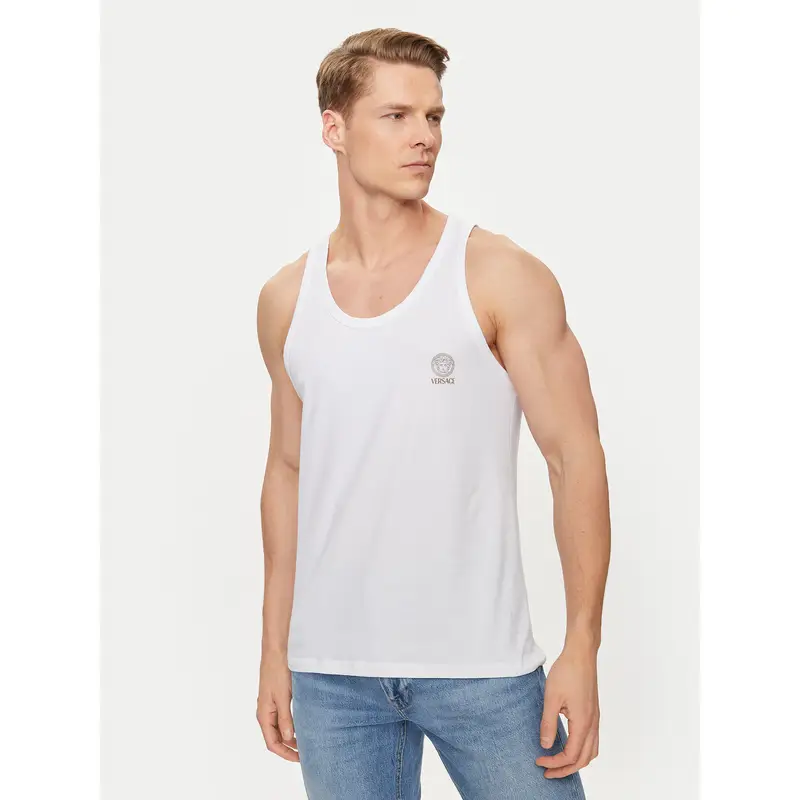 Smanicato Medusa AUU01012 Bianco Regular Fit