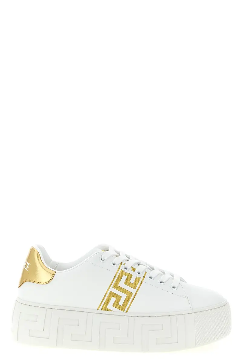 Versace Sneakers bianche e oro