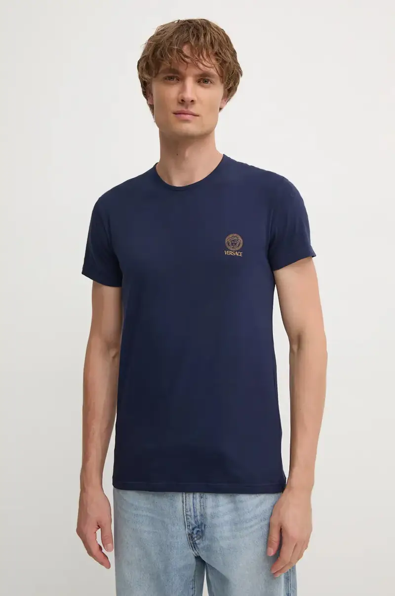 Versace T-shirt Uomo Blu 3245889