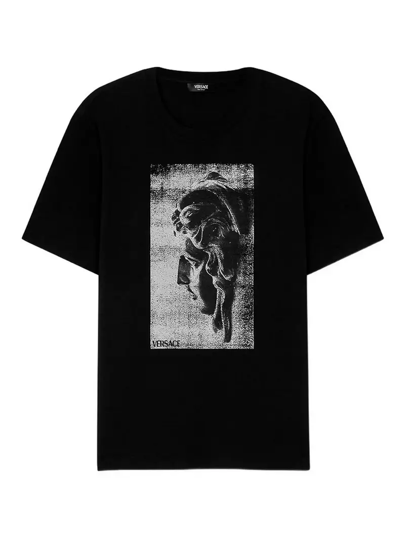 Versace T-shirt Nero 4186176