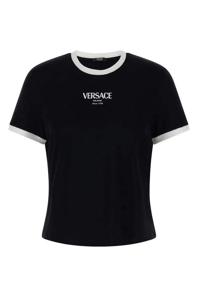 Versace T-shirt Nero 3896027