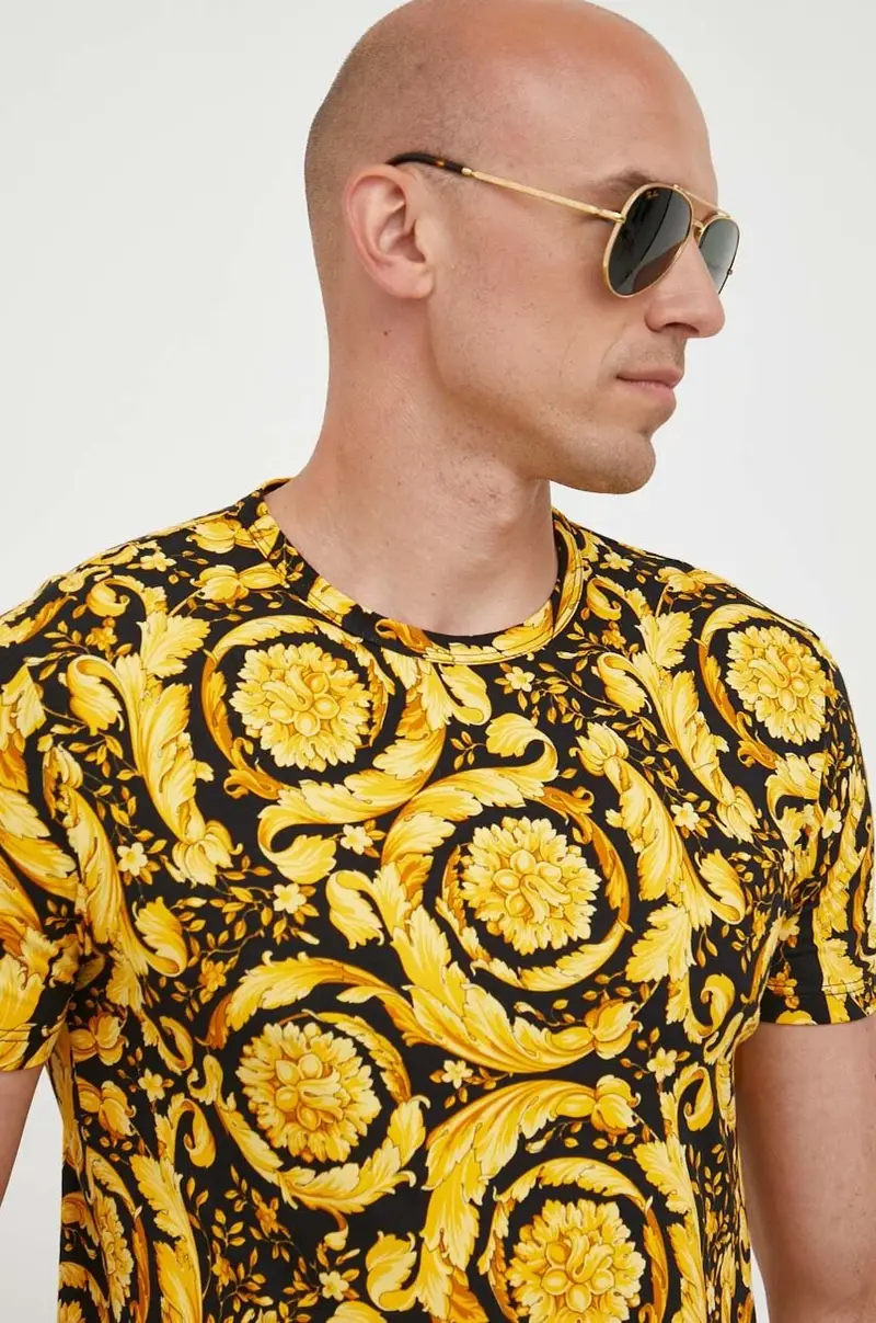 Versace T-shirt Uomo Nero 2228492