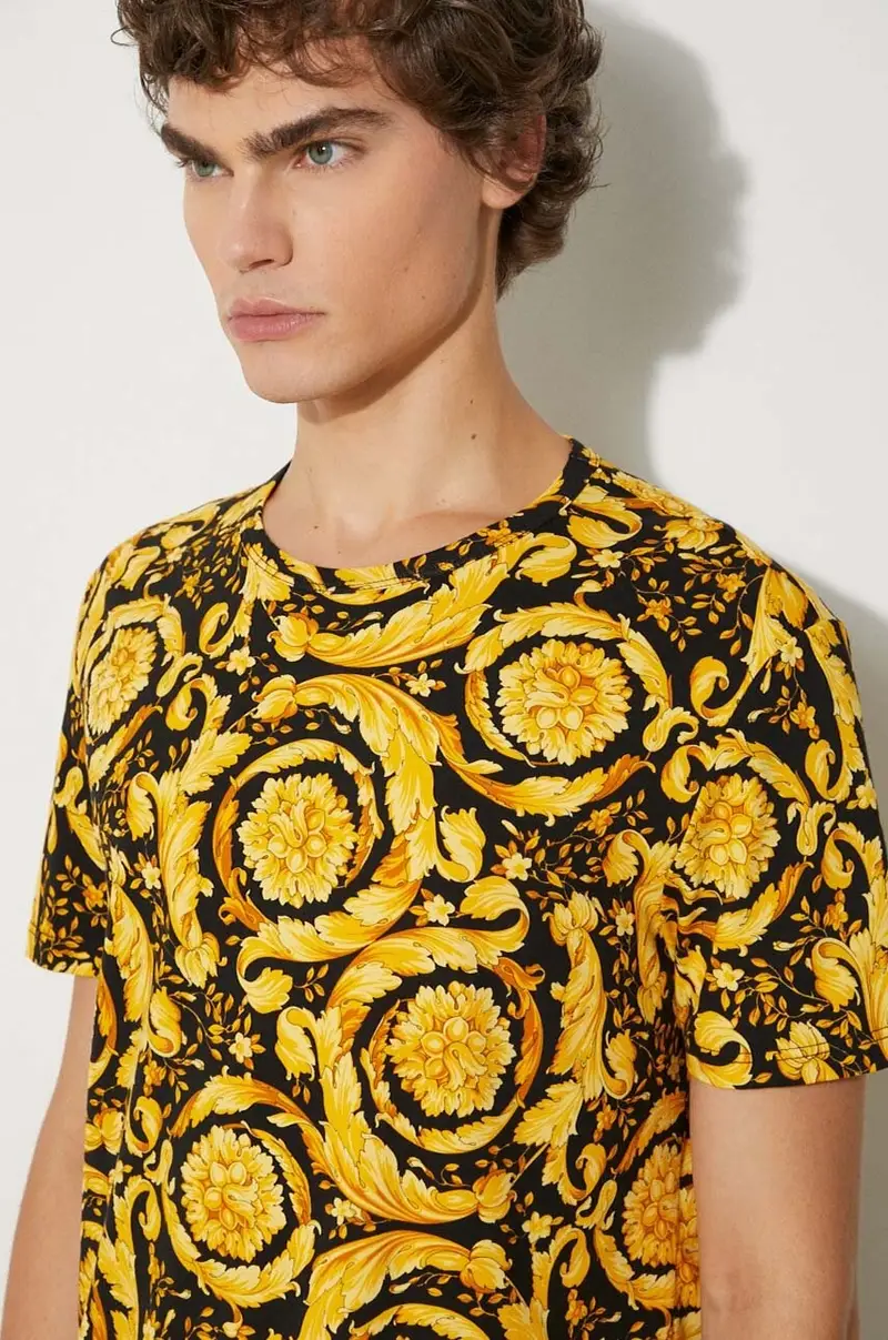 Versace T-shirt Uomo Nero 2252197