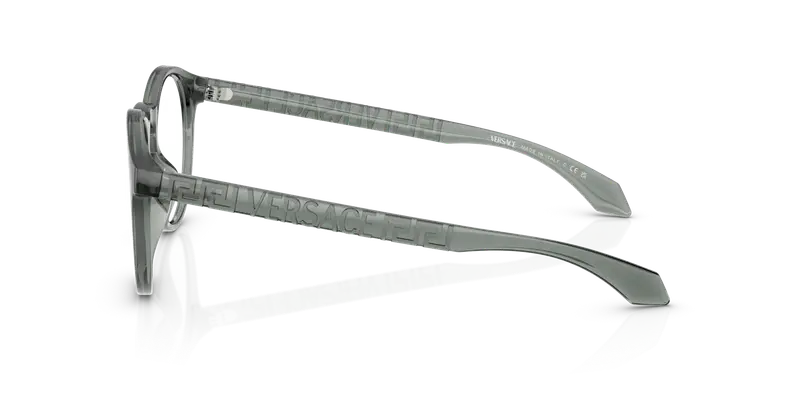 Versace Unisex VE3355U 5453 Montature da vista Nylon Grigio Trasparente Pantos Normale miniatura 3