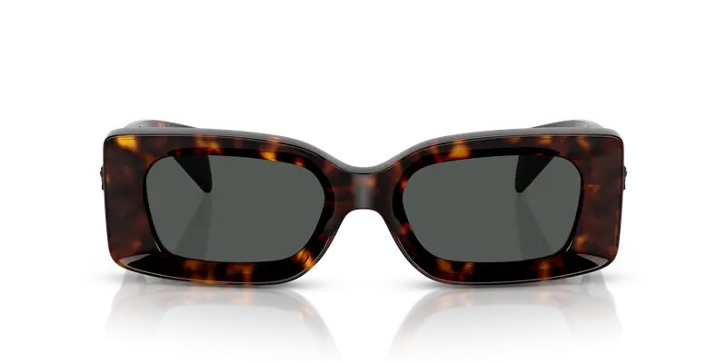 Versace Unisex VE4474U 108/87 Occhiali da sole Iniettato Tartaruga Grigio Squadrata Normale miniatura 2