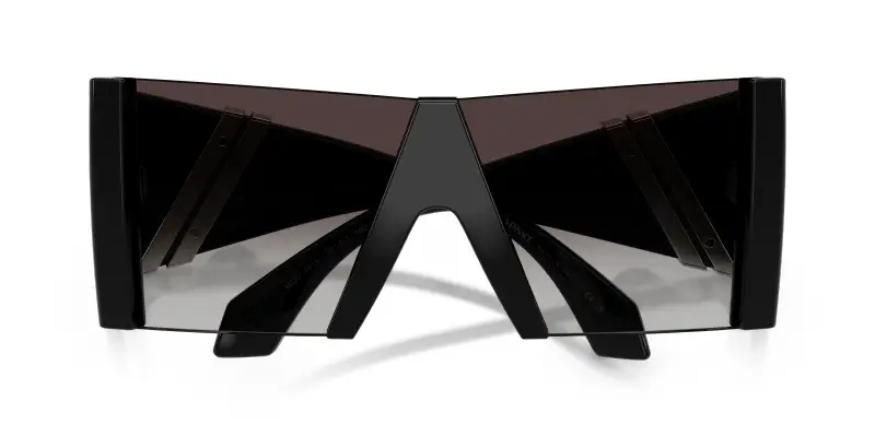 Unisex Versace VE4515 GB1/8G Occhiali da sole Iniettato Nero Grigio Squadrata Normale Sfumato miniatura 2