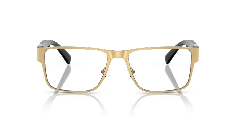 Versace Uomo VE1274 1002 Montature da vista Metallo Oro Trasparente Squadrata Normale miniatura 2