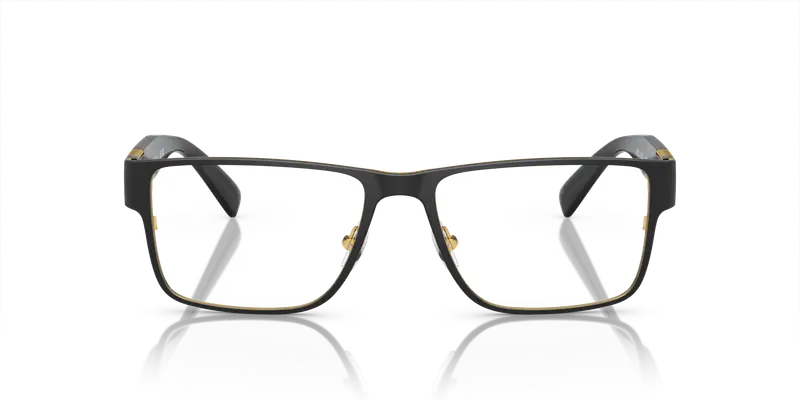 Versace Uomo VE1274 1436 Montature da vista Metallo Nero Squadrata miniatura 2