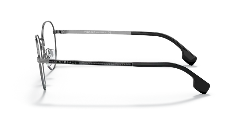 Versace Uomo VE1279 1001 Montature da vista Metallo Canna di fucile Pantos miniatura 3