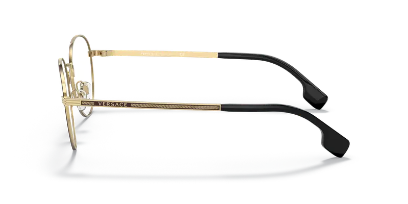 Versace Uomo VE1279 1480 Montature da vista Metallo Oro Pantos miniatura 3