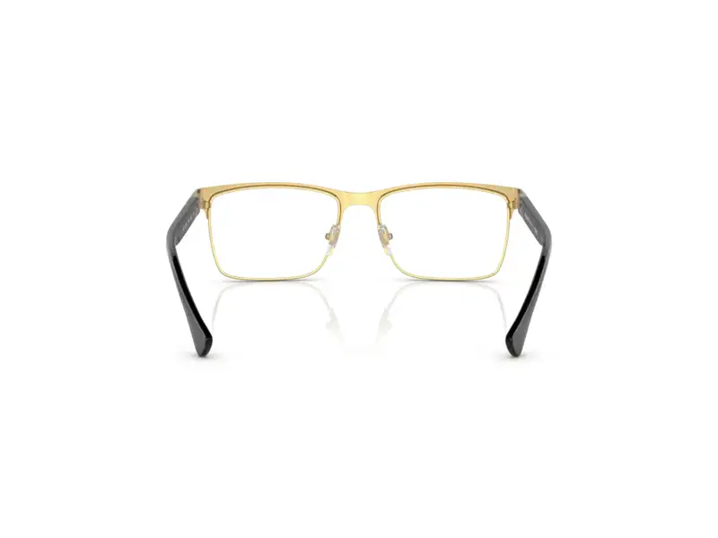 Versace Uomo VE1285 1443 Montature da vista Metallo Nero Trasparente Squadrata Normale miniatura 3