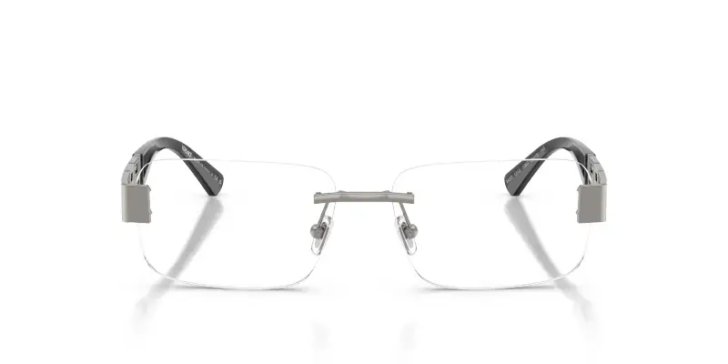 Uomo VE1310 1000 Montature da vista Metallo Grigio Trasparente Pillow Normale miniatura 3