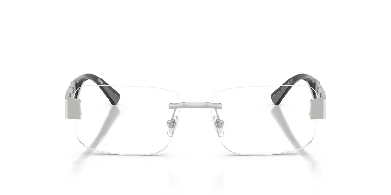 Uomo VE1310 1001 Montature da vista Metallo Argento Trasparente Pillow Normale miniatura 3